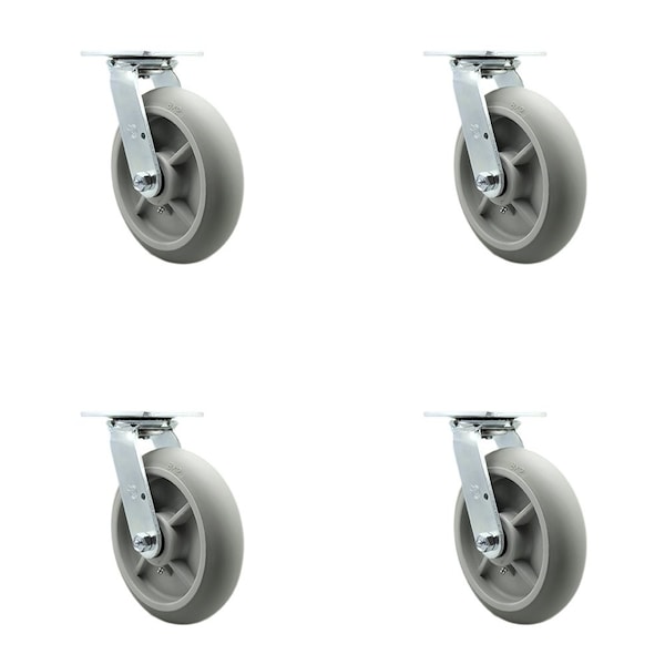 Replacement Caster Set for Magliner Caster 13063, 4PK